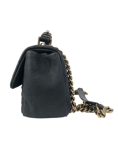 Globe Trotter Crossbody Top Handle Bag