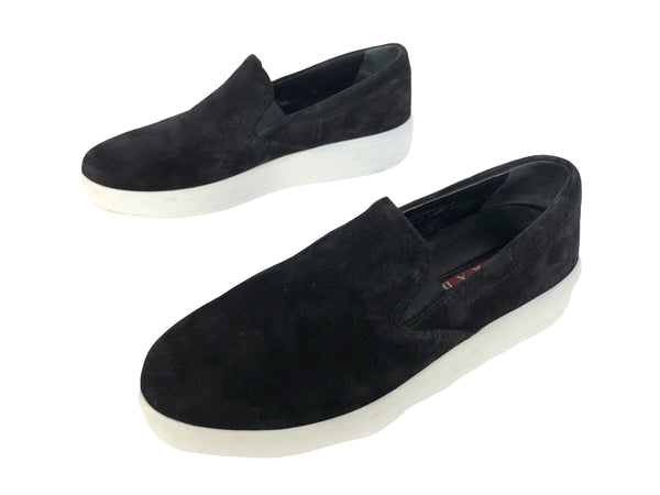 Black Suede Sneakers | Size US 7.5 - IT 7.5