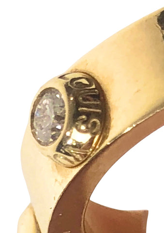Bague Clous Diamond Ring 18K Yellow Gold | Size 7.5