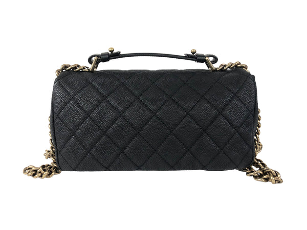Globe Trotter Crossbody Top Handle Bag