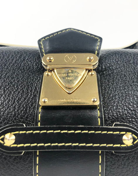 L'Impetueux Suhali Black Goat Leather Shoulder Bag