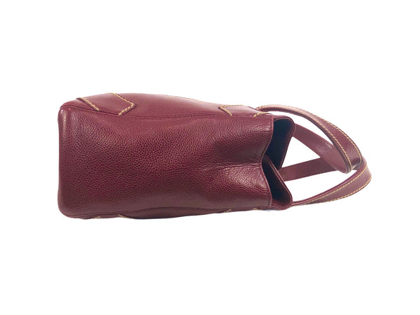 Rouge Caviar Surpique CC Handbag
