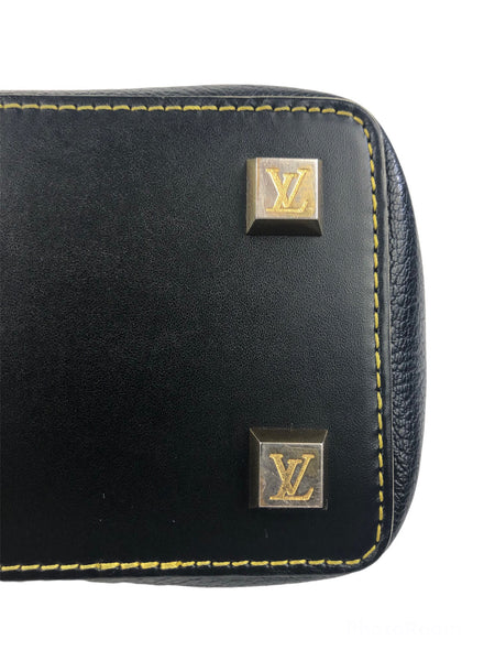 L'Impetueux Suhali Black Goat Leather Shoulder Bag