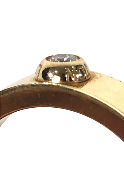 Bague Clous Diamond Ring 18K Yellow Gold | Size 7.5