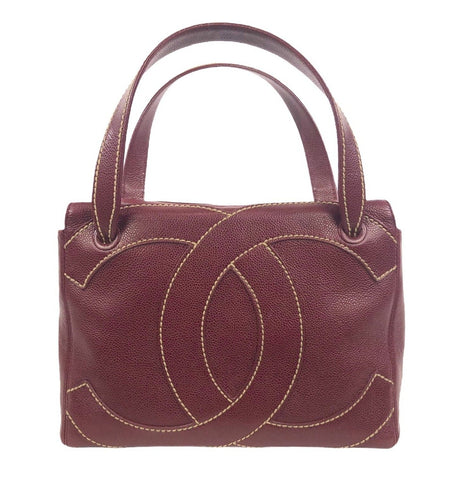 Rouge Caviar Surpique CC Handbag