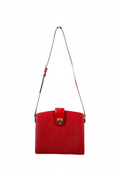 Capucines Red Epi Leather Convertible Bag