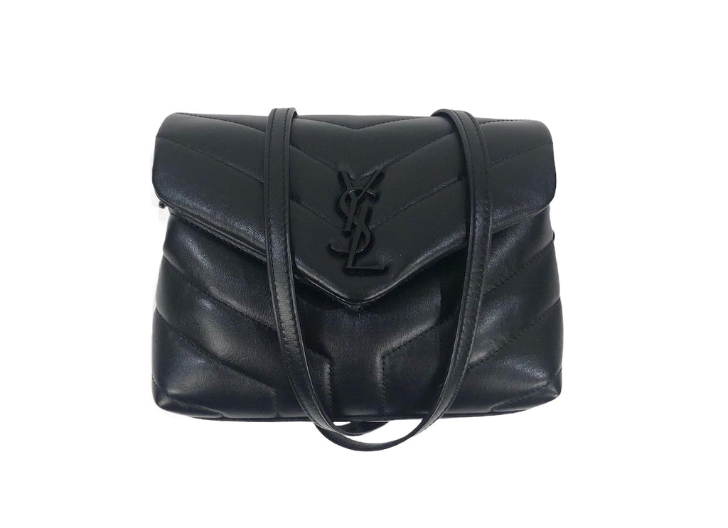 Saint Laurent Loulou Toy YSL Matelasse Calfskin Envelope Crossbody