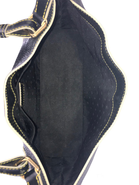 L'Impetueux Suhali Black Goat Leather Shoulder Bag