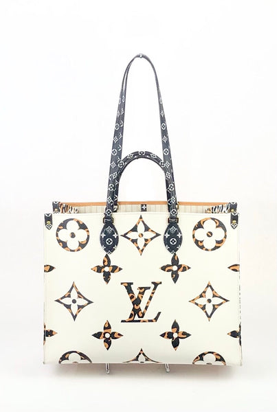 ONTHEGO GM Jungle Reverse Giant Monogram Tote