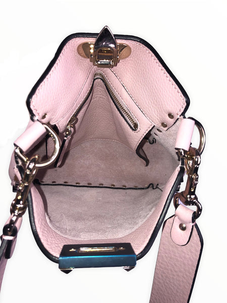 Mini Rockstud Flip-Lock Messenger Bag