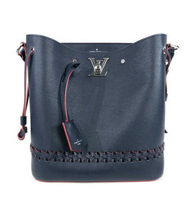 Braided Marine Rouge Bucket Bag