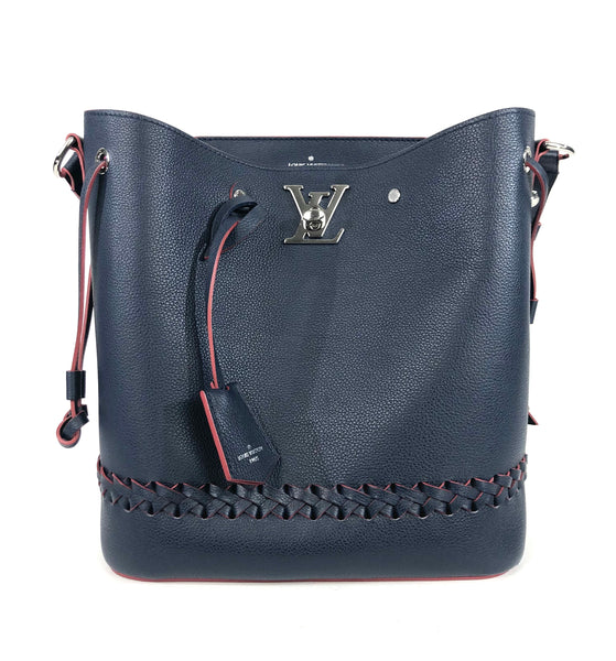 Braided Marine Rouge Bucket Bag