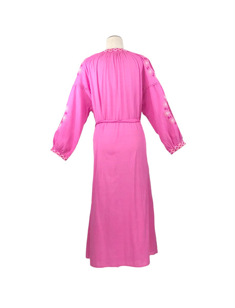 Melanie Flamingo Kaftan Dress | Size M