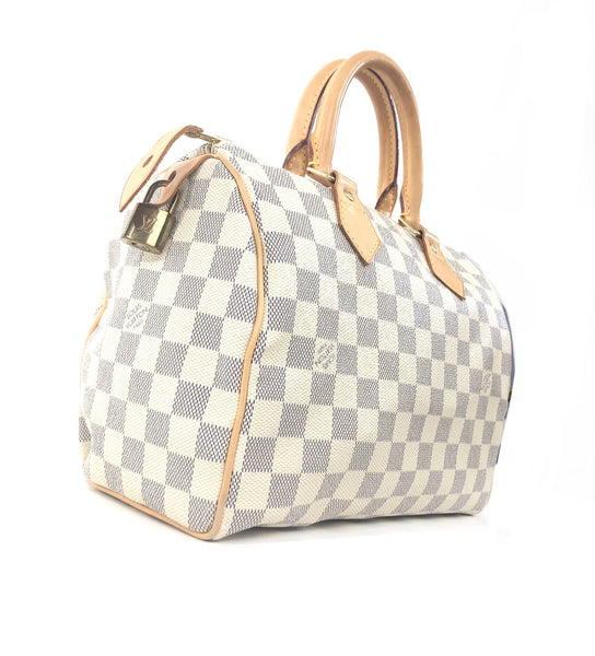 Speedy 25 Damier Azur Handbag