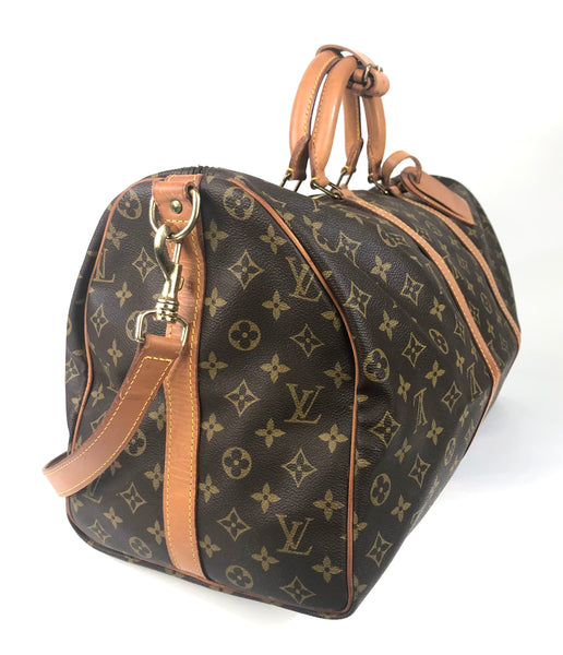 Keepall Bandouliere 50 Monogram Canvas Duffel Bag