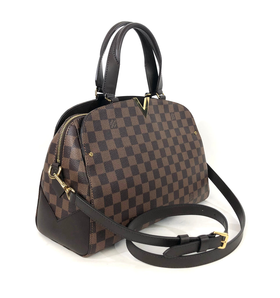 Kensington Damier Ebene Bowling Bag – Baggio Consignment