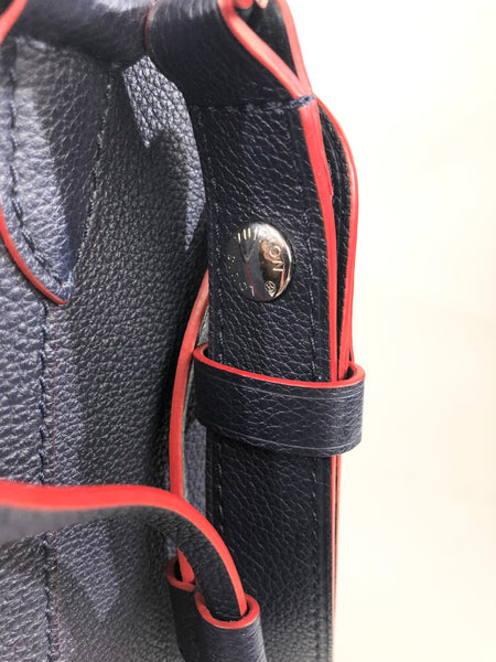 Braided Marine Rouge Bucket Bag