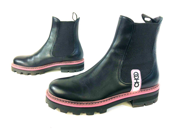 Cruise Blayse Leather Chelsea Flat Boots | Size US 8 - IT 38.5