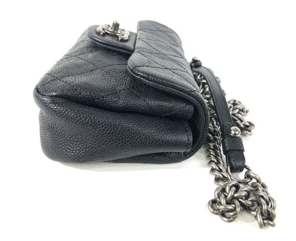 Caviar Quilted Leather Rectangular Mini Flap Bag
