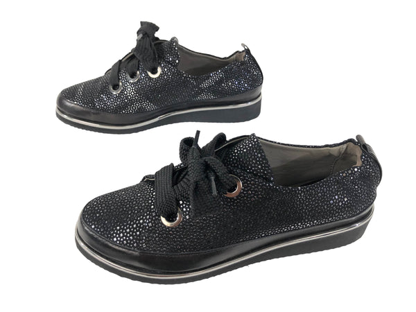 Nova Novena Black Sparkle Sneakers |  US 8.5 - IT 39