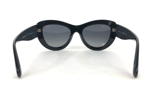 Interlocking CC Logo Cat-Eye Sunglasses