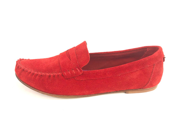 Red Suede Loafer | Size US 8.5