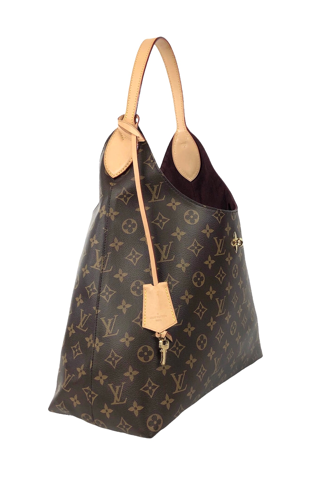 Flower Monogram Hobo