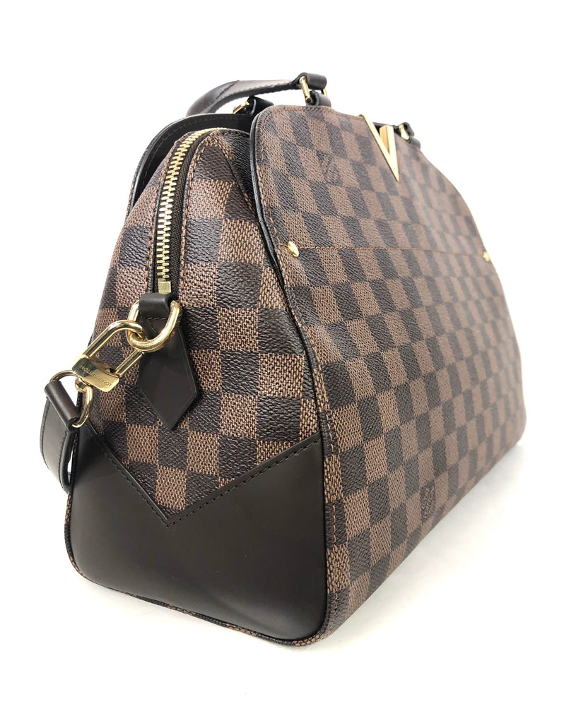 Louis Vuitton Damier Ebene Canvas Kensington Bowling Bag Louis Vuitton