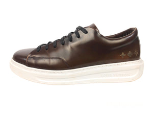 black and brown louis vuitton sneakers