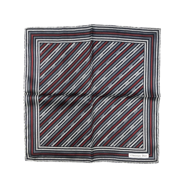 Silk Logo Print Scarf