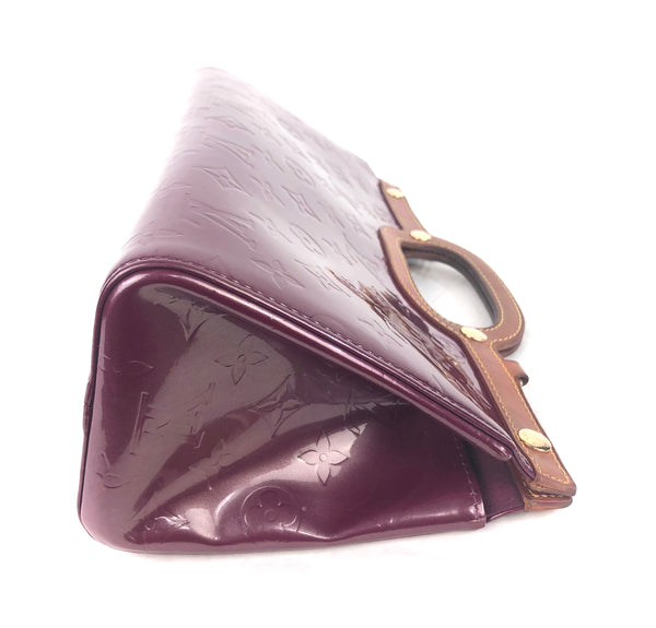 Louis Vuitton Violet Vernis Leather & Vachetta Leather Roxbury Drive