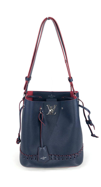 Braided Marine Rouge Bucket Bag
