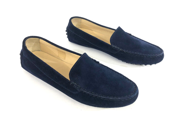 Felize Navy Suede Loafer Driving Shoes | US 8 - EU 38.5