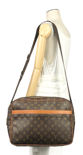 Reporter GM Monogram Canvas Messenger Bag