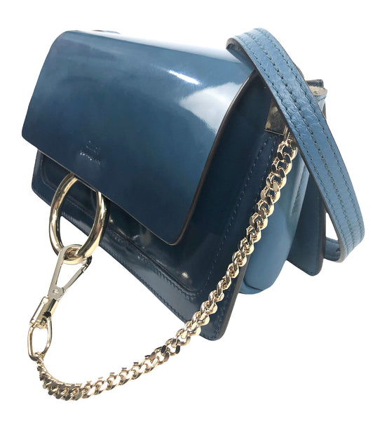 Faye Teal Small Shoulder Bag - Crossbody
