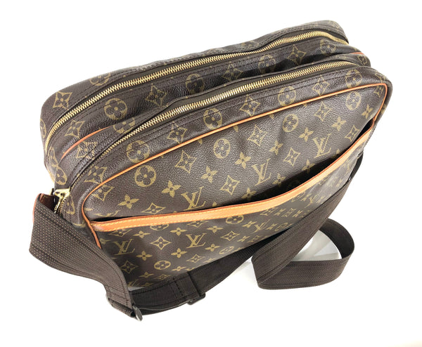 Reporter GM Monogram Canvas Messenger Bag