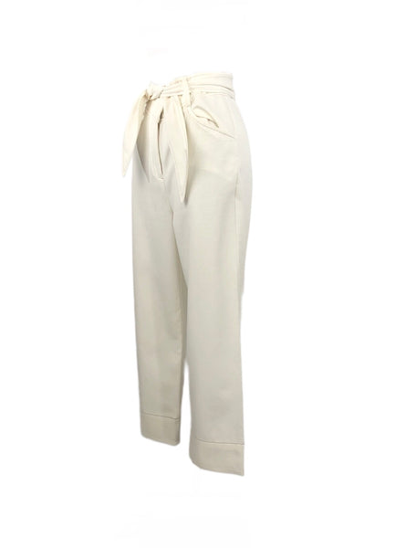 Michaela Tie-Waist Crop Pants | US 2