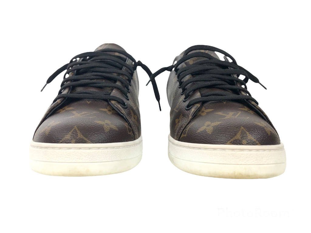 LOUIS VUITTON Frontrow Monogram Canvas/Leather Sneakers Brown-US