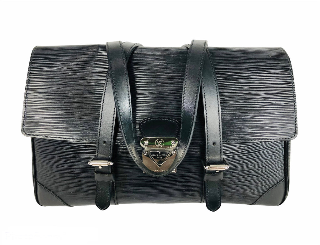 Black Epi Leather Segur MM Bag – Baggio Consignment