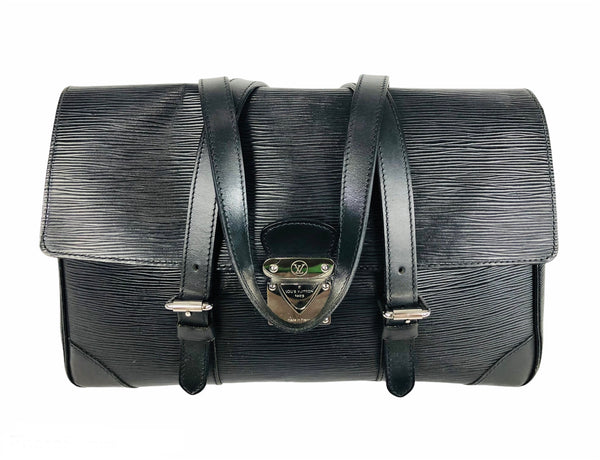 Black Epi Leather Segur MM Bag