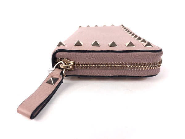 Rockstud Continental Wallet - Beige