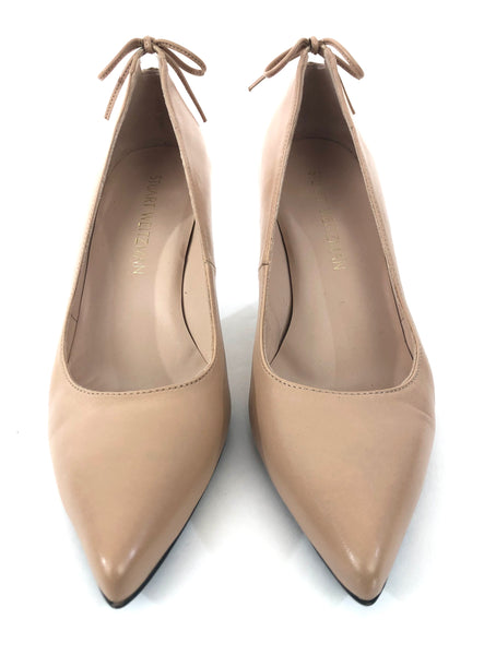 Tan Achilles Tied Leather Pumps | Size US 7.5 - SP 7.5