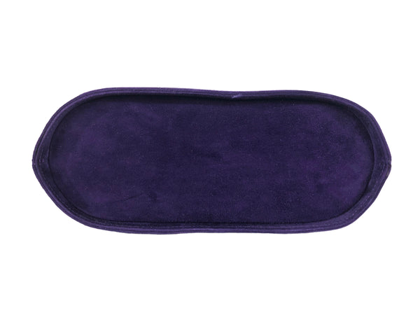 Vintage Purple Suede Convertible Bucket Bag Handbag