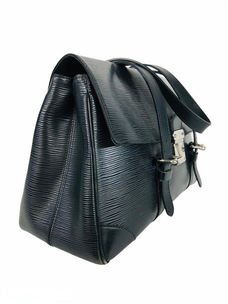 Black Epi Leather Segur MM Bag