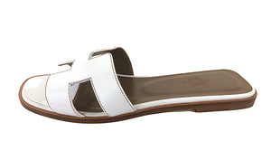 Oran Sandal White | Size US 7.5 - EU 38