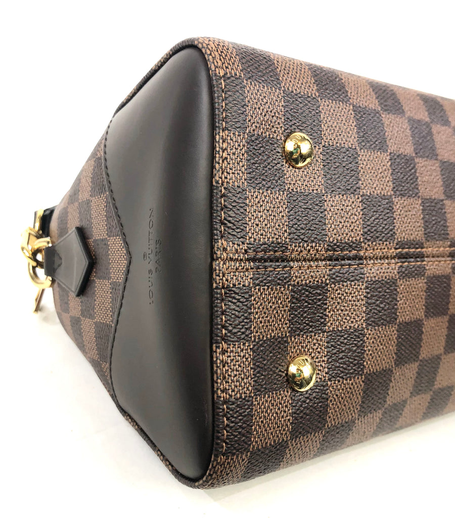 Kensington Damier Ebene Bowling Bag – Baggio Consignment