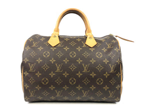 Speedy 30 Monogram Canvas Top Handle Bag