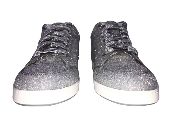 Miami Silver Glitter Sneakers | Size US 7.5 - EU 38