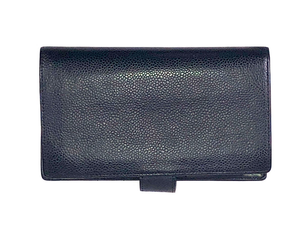 Black Caviar Timeless CC French Envelope Wallet
