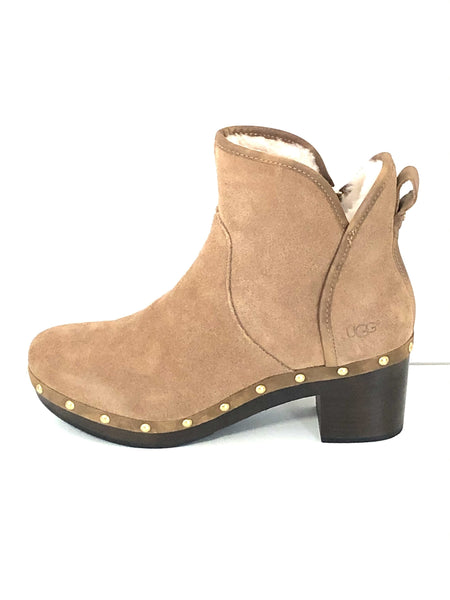 Cam II Clog Chestnut Suede Ankle Boot | Size 9